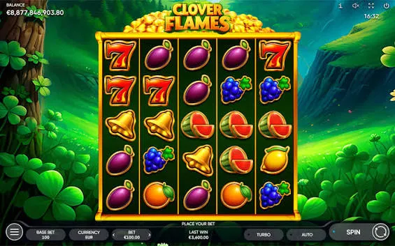 Three Flaming Clovers